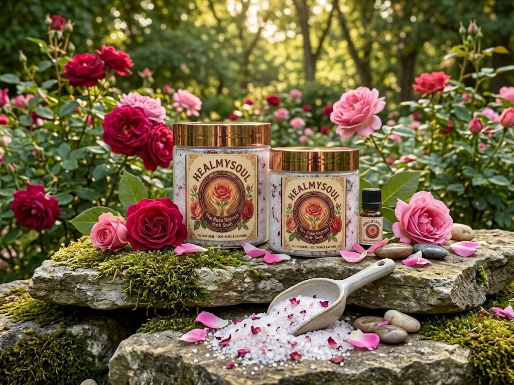 Rose Petal bath salts